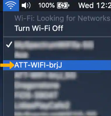 Make sure you’re connected to your AT&T router’s network