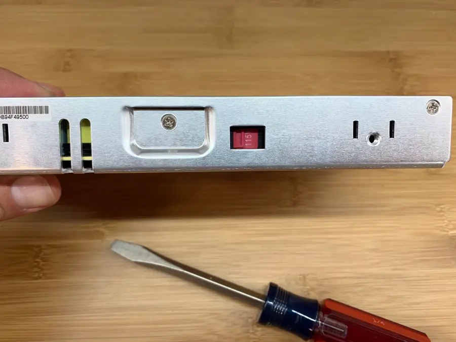 Set the correct input voltage