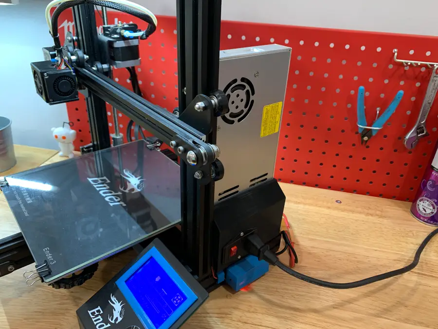 Mount the new MeanWell PSU assembly