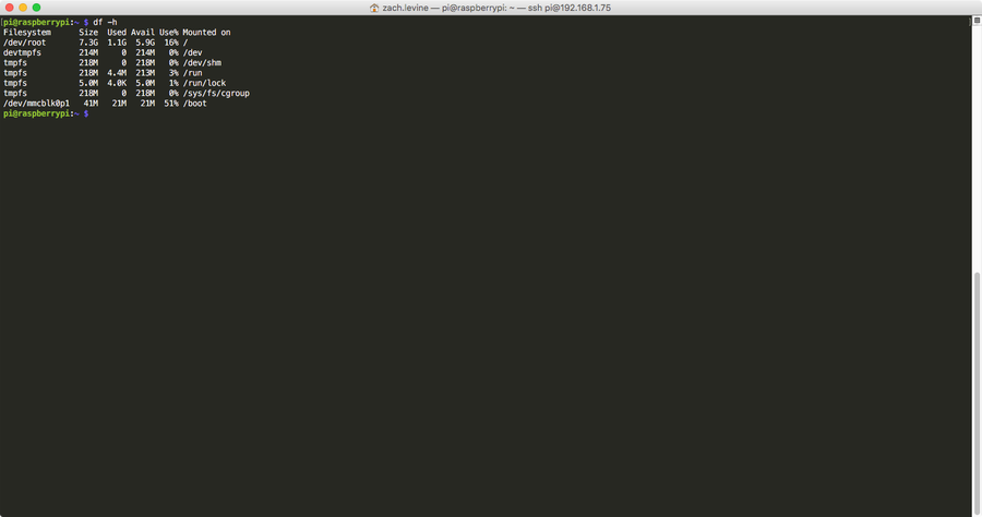 Run the following command