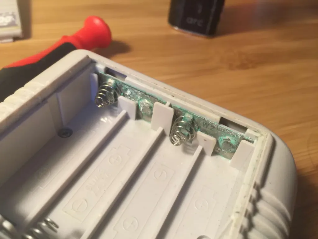 Identify the corrosion