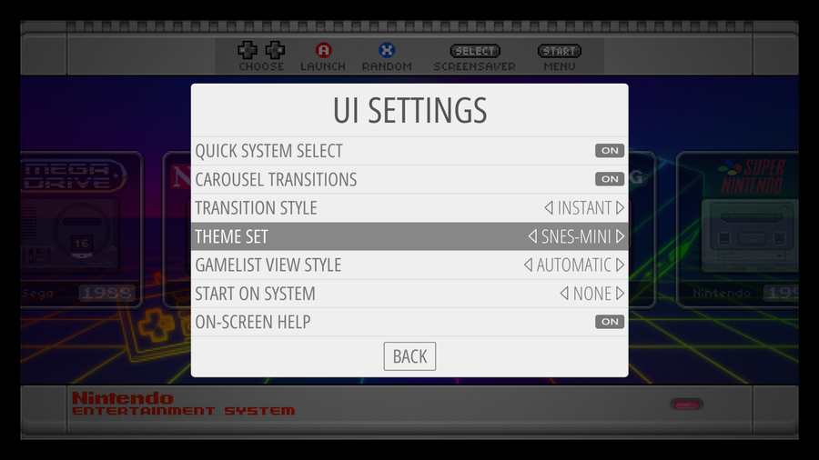 Setting a theme as default