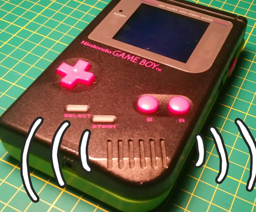 Backlight-modded Game Boy has speaker whine